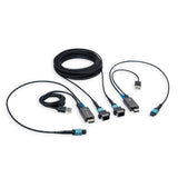 ProFibre HDMI Glasfaserkabel 8K 60Hz / 4K 120Hz | Armored MPO Pure Fibre Kabel | Abnehmbare Stecker | 48 Gbps | eARC | CEC