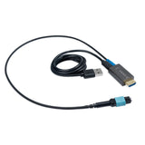 ProFibre HDMI Glasfaserkabel 8K 60Hz / 4K 120Hz | Armored MPO Pure Fibre Kabel | Abnehmbare Stecker | 48 Gbps | eARC | CEC