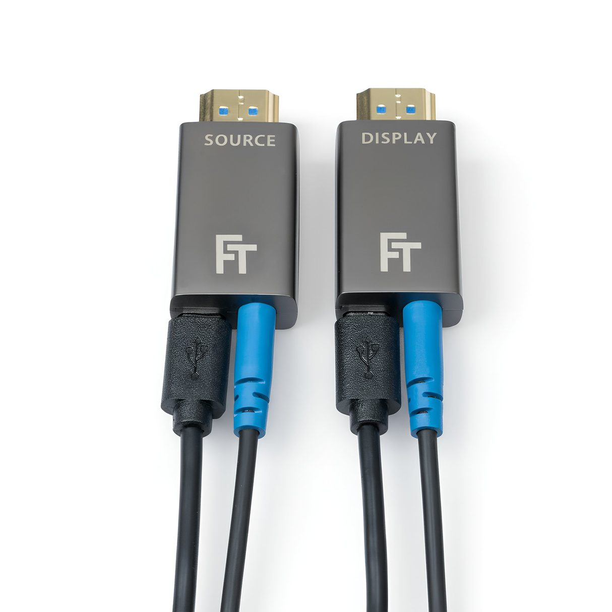 ProFibre HDMI Glasfaserkabel 8K 60Hz / 4K 120Hz | Armored MPO Pure Fibre Kabel | Abnehmbare Stecker | 48 Gbps | eARC | CEC