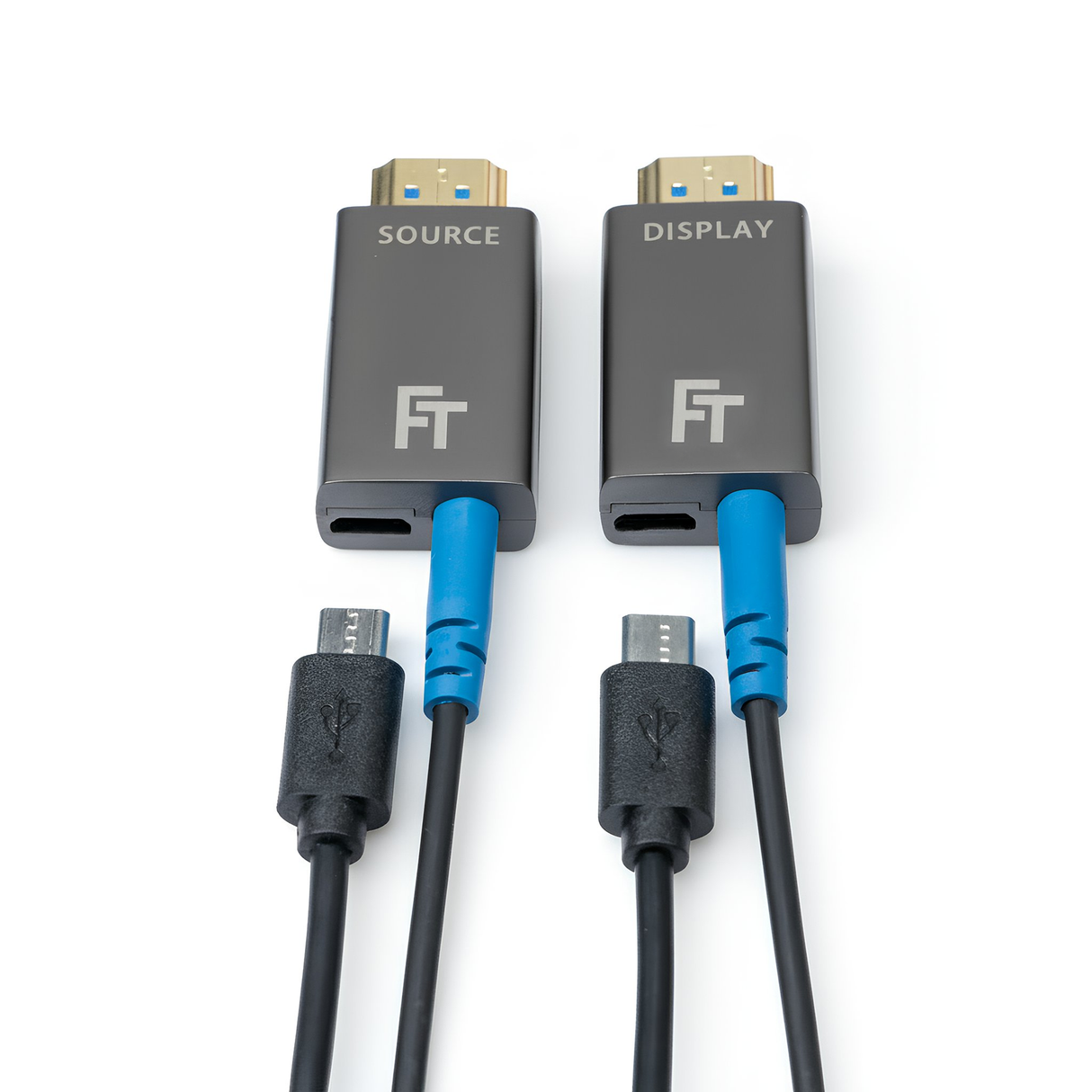 ProFibre HDMI Glasfaserkabel 8K 60Hz / 4K 120Hz | Armored MPO Pure Fibre Kabel | Abnehmbare Stecker | 48 Gbps | eARC | CEC