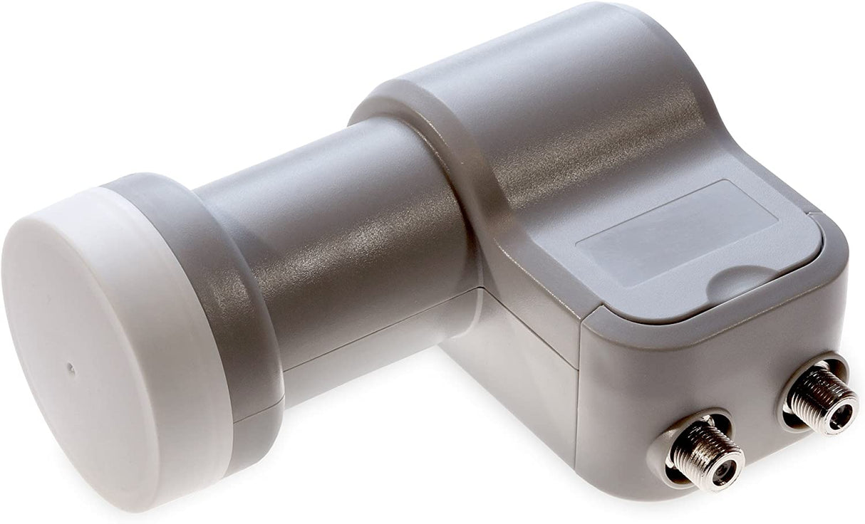 SBC22-51 LNB Twin | 10,7 - 12,75GHz | Feed-D 40mm | grau | Basic