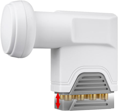 SBC48-70 Octo LNB | 10,7 - 12,75GHz | Feed-D 40mm | weiß | integr. 8-Fach-Multischalter