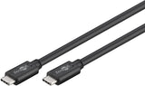 Goobay 66509 USB-C/C  0300  SCHWARZ 3.0M 5G/3A PD USB 3.2 GEN1 3 m