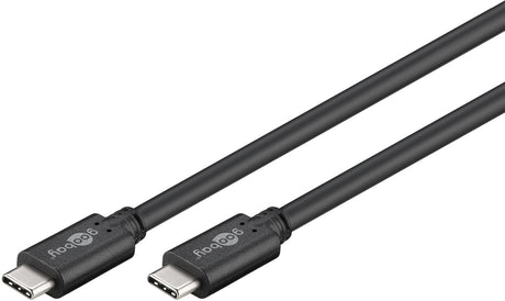 Goobay 66508 USB-C/C  0200  SCHWARZ 1.0M 5G/3A PD USB 3.2 GEN1 2 m