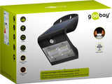 Goobay 45807 LED-Solar-Wandleuchte mit Bewegungsmelder | 3.2 W | Schwarz